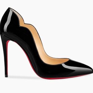 Christian Louboutin Hot Chick 100 Patent Black 37.5